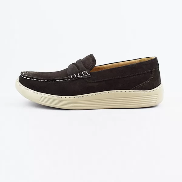 Moccasin pour homme confort R110 Marron Daim sandale médicale femme confortable Maroc